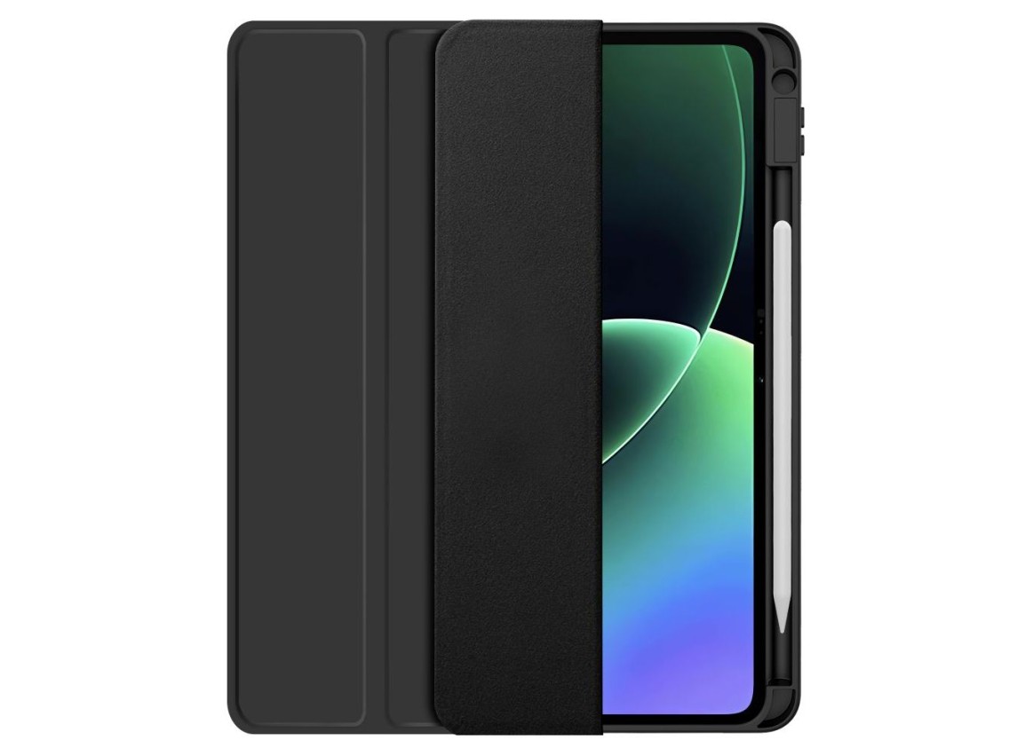 Capa com Caneta Tech-Protect SmartCase para Xiaomi Pad 7 / 7 Pro / 8 / 8 Pro 11.2 - Preta