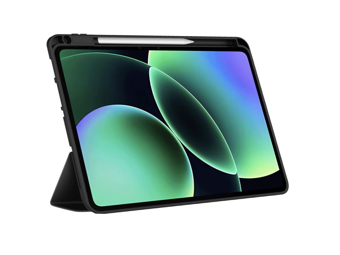 Capa com Caneta Tech-Protect SmartCase para Xiaomi Pad 7 / 7 Pro / 8 / 8 Pro 11.2 - Preta