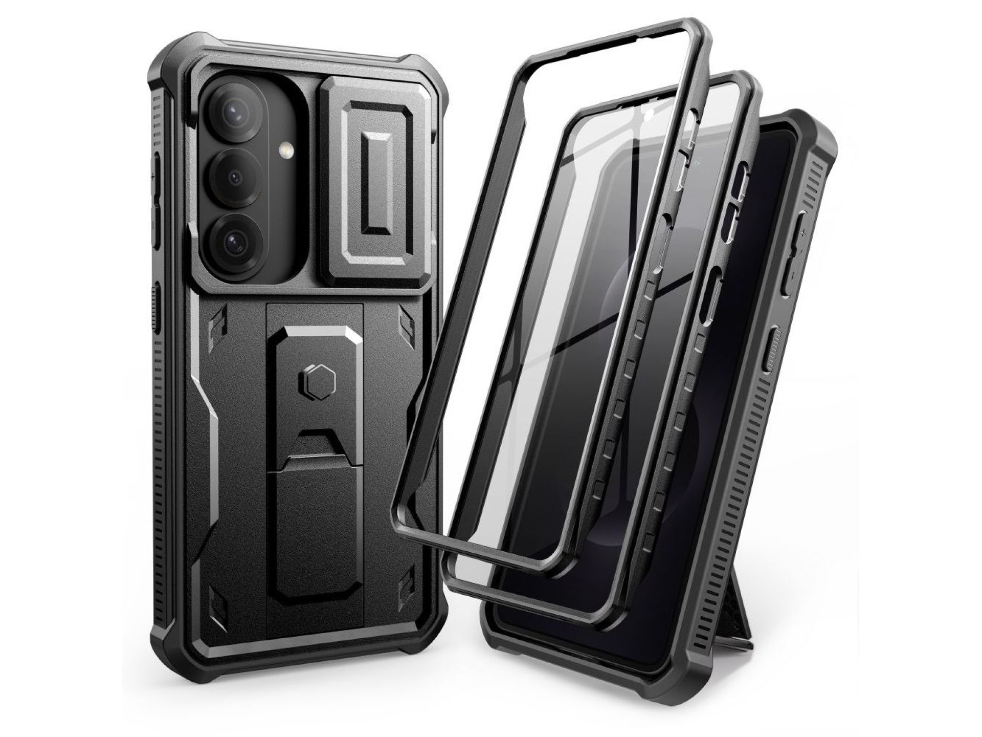 Funda Tech-Protect Kevlar Cam+ para Samsung Galaxy S26 - Negra