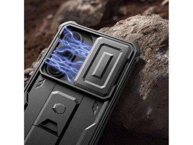 Capa Tech-Protect Kevlar Cam+ para Samsung Galaxy S26 - Preta