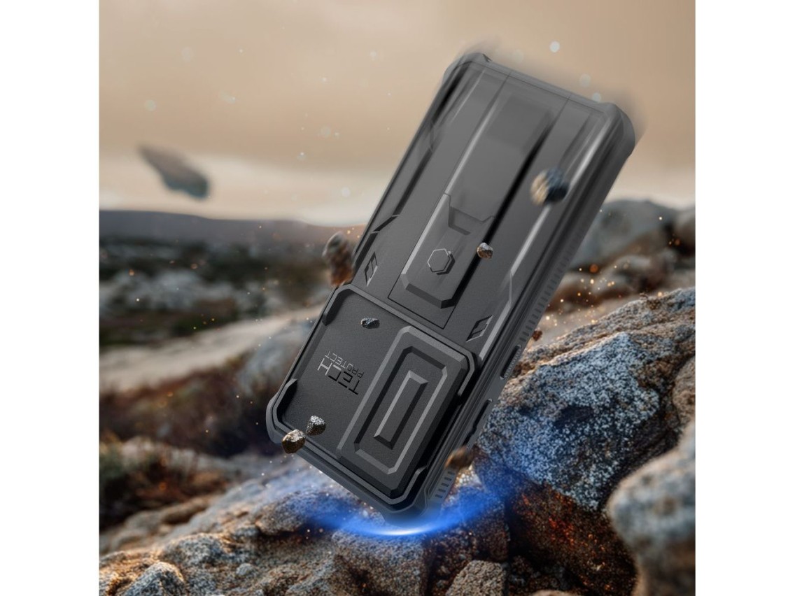 Funda Tech-Protect Kevlar Cam+ para Samsung Galaxy S26 - Negra