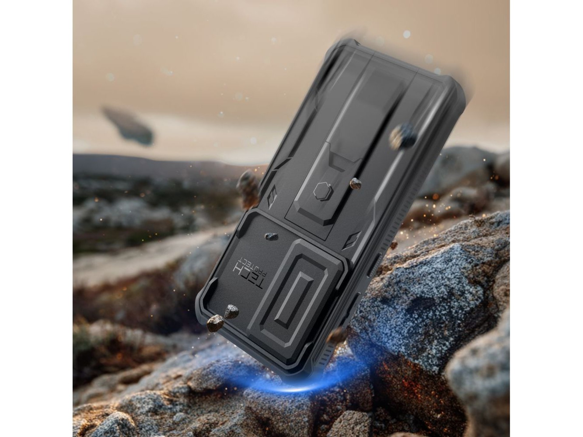 Funda Tech-Protect Kevlar Cam+ para Samsung Galaxy S26 - Negra