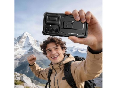 Capa Tech-Protect Kevlar Cam+ para Samsung Galaxy S26 - Preta