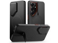 Tech-Protect Kevlar Aura MagSafe Case for Samsung Galaxy S26 - Black and Orange Tech-Protect Kevlar Aura MagSafe Case for Samsung Galaxy S26 - Black and Orange