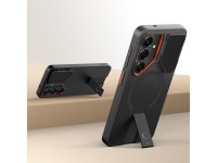 Tech-Protect Kevlar Aura MagSafe Case for Samsung Galaxy S26 - Black and Orange Tech-Protect Kevlar Aura MagSafe Case for Samsung Galaxy S26 - Black and Orange