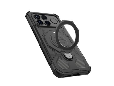Tech-Protect TacticStand MagSafe case for Xiaomi Poco F8 Ultra - black Tech-Protect TacticStand MagSafe case for Xiaomi Poco F8 Ultra - black