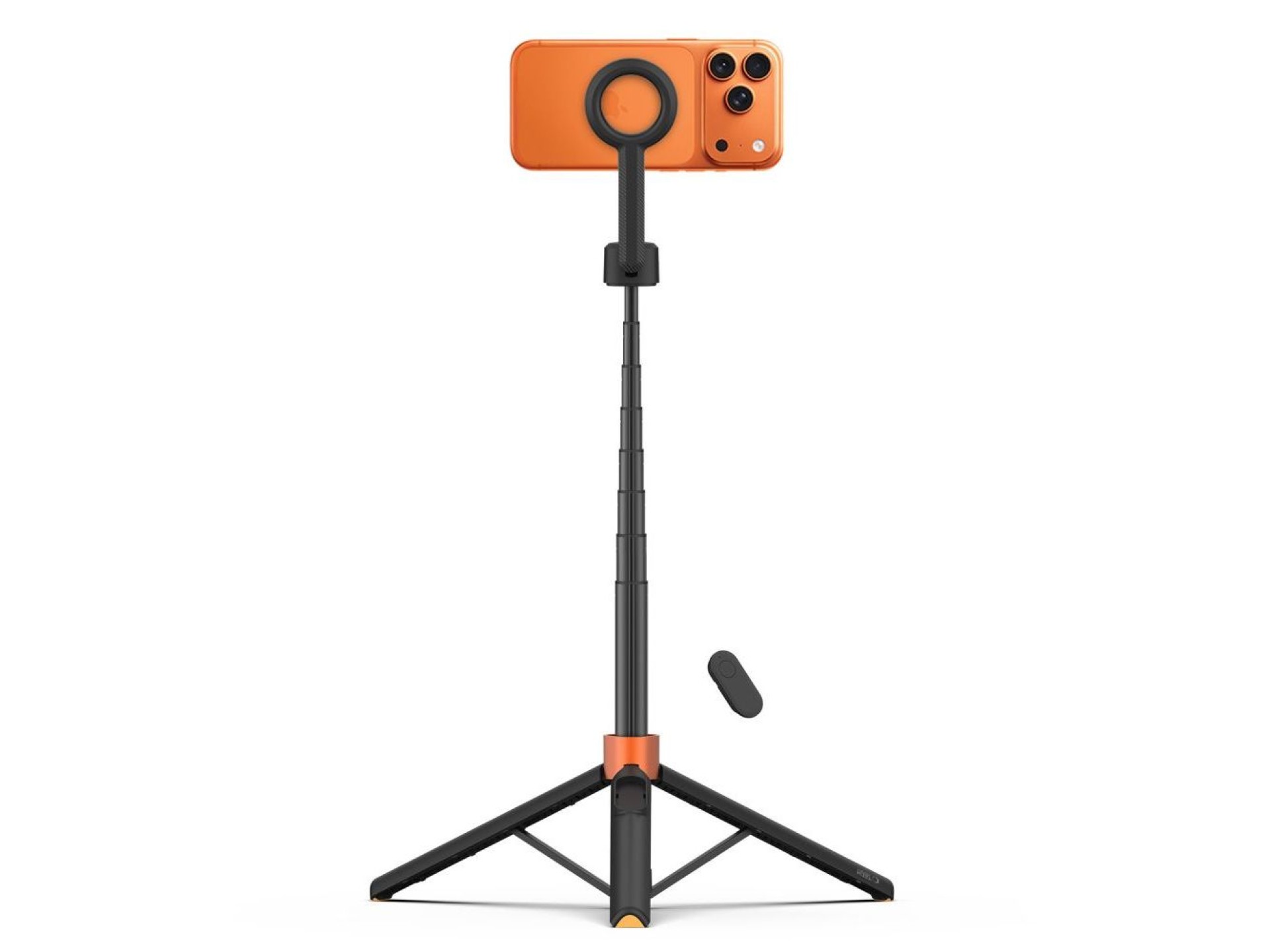 Trípode para selfies con Bluetooth Tech-Protect L10S (negro y naranja)