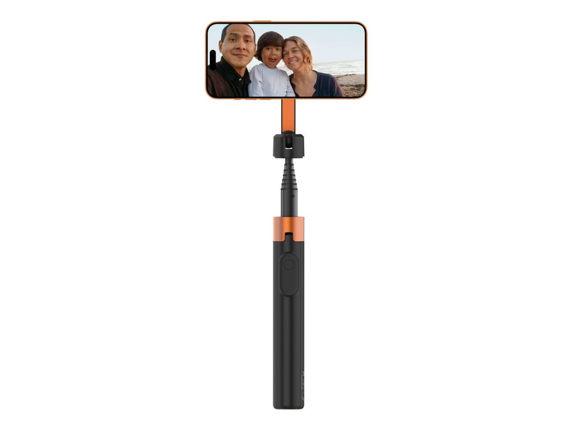 Trípode para selfies con Bluetooth Tech-Protect L10S (negro y naranja)