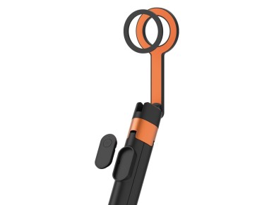 Tech-Protect L10S Bluetooth Selfie Stick Tripod - Black and Orange Tech-Protect L10S Bluetooth Selfie Stick Tripod - Black and Orange