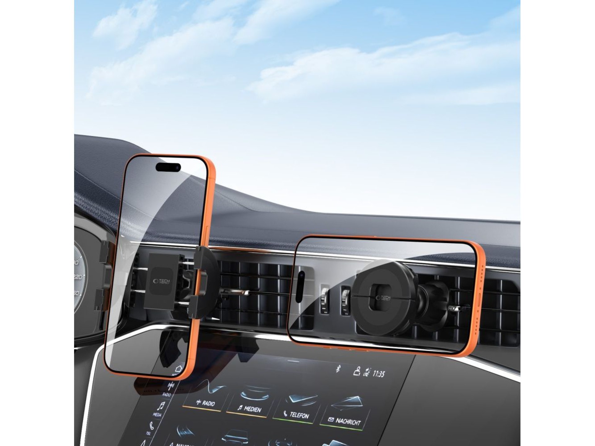 Tech-Protect N62 MagSafe Cockpit Car Mount - Black