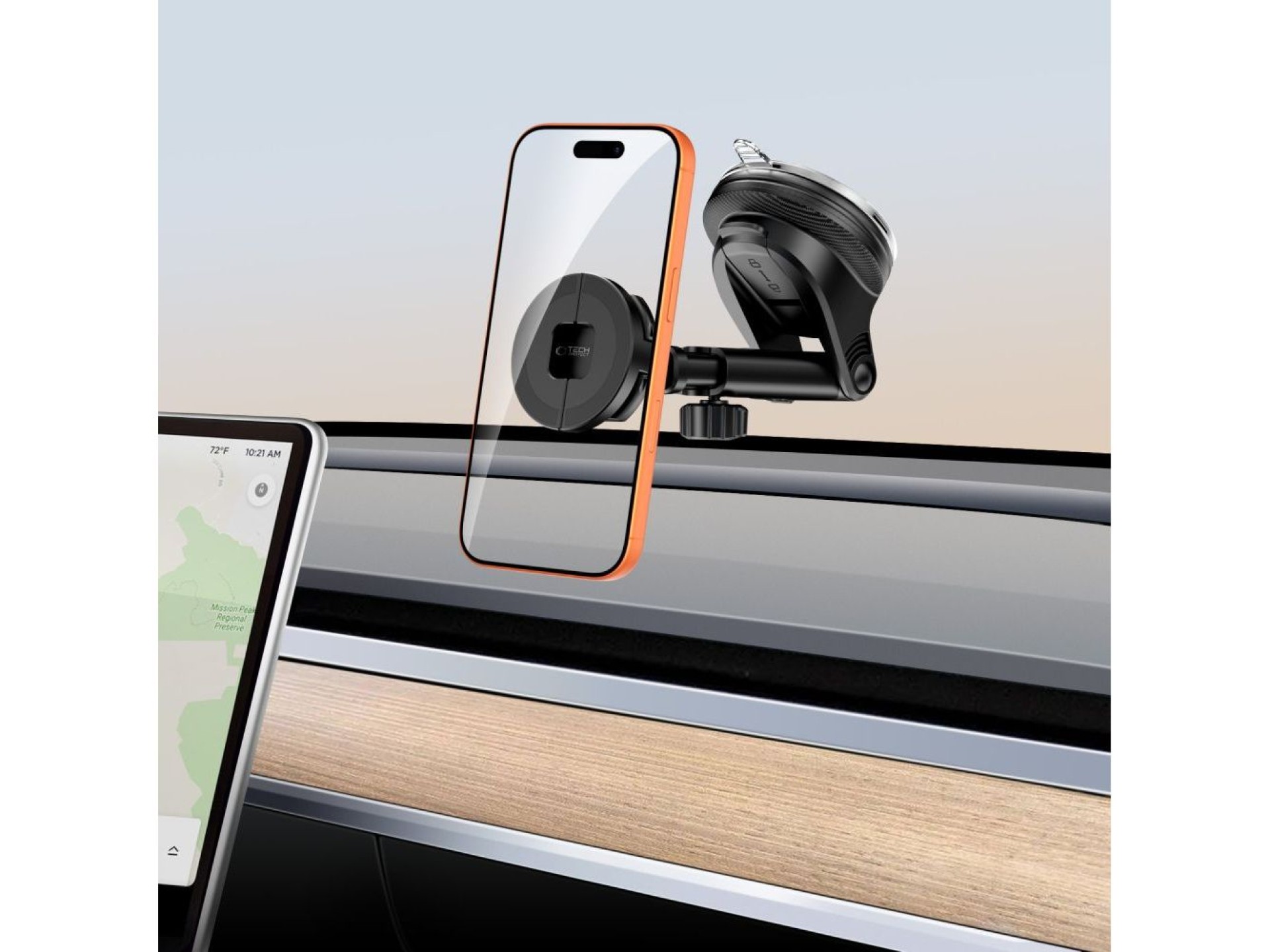 Tech-Protect N62 MagSafe Cockpit Car Mount - Black