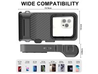 Capa para celular Tech-Protect IPX8 Pro à prova d'água - Cinza e Preta Capa para celular Tech-Protect IPX8 Pro à prova d'água - Cinza e Preta