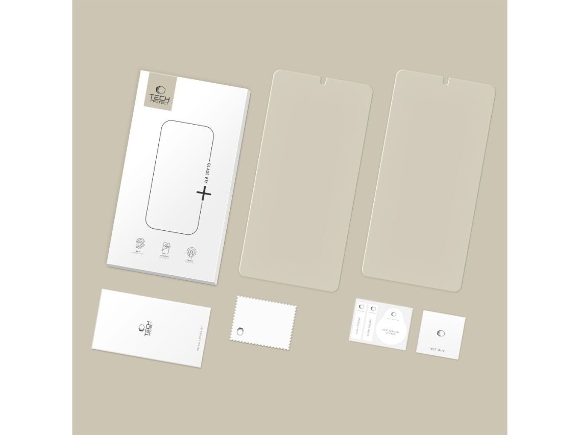 Paquete de 2 protectores de vidrio templado TECH-PROTECT GLASS FIT+ para Samsung Galaxy S26 Ultra