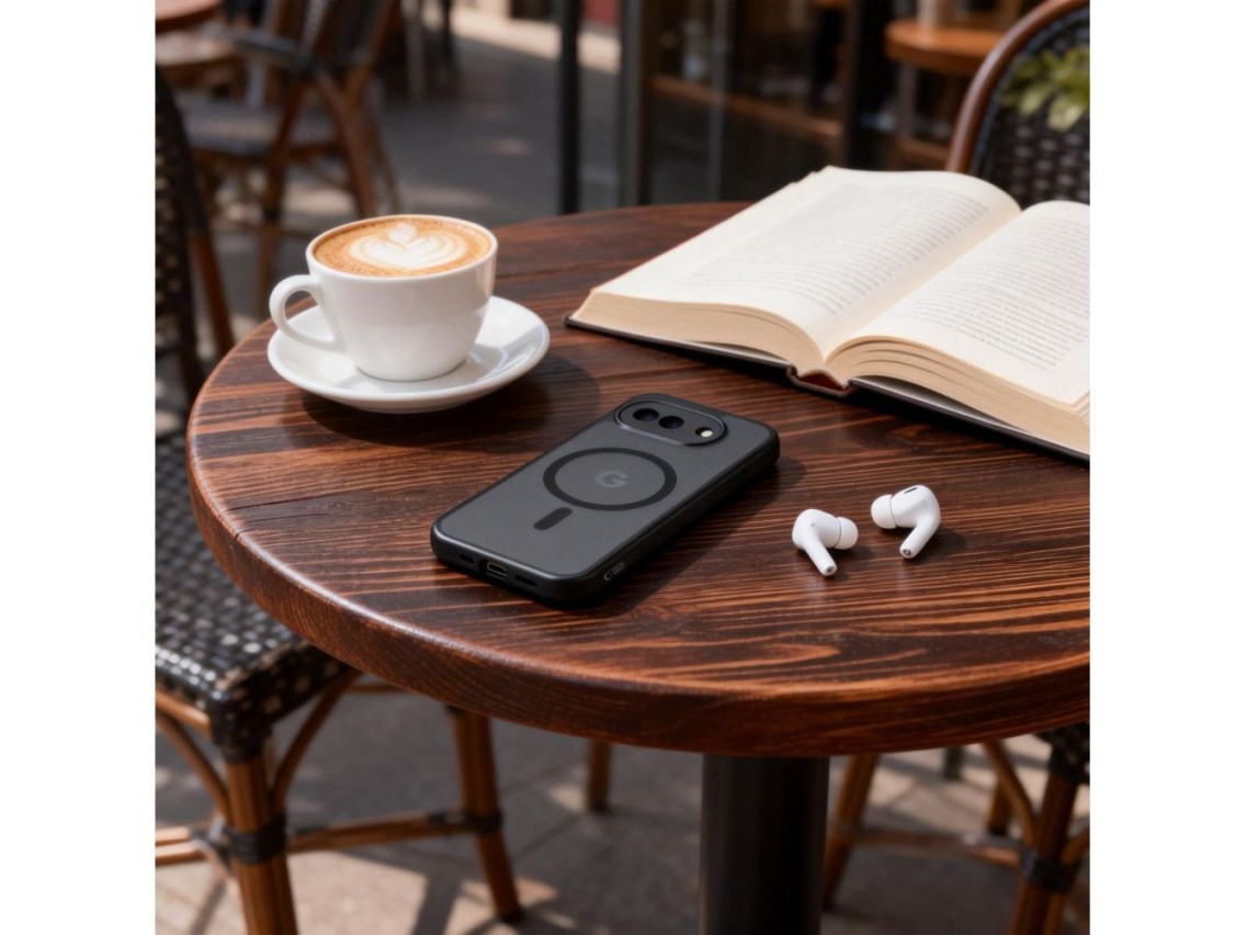 Capa Tech-Protect Magmat MagSafe para Google Pixel 10A - Semitransparente