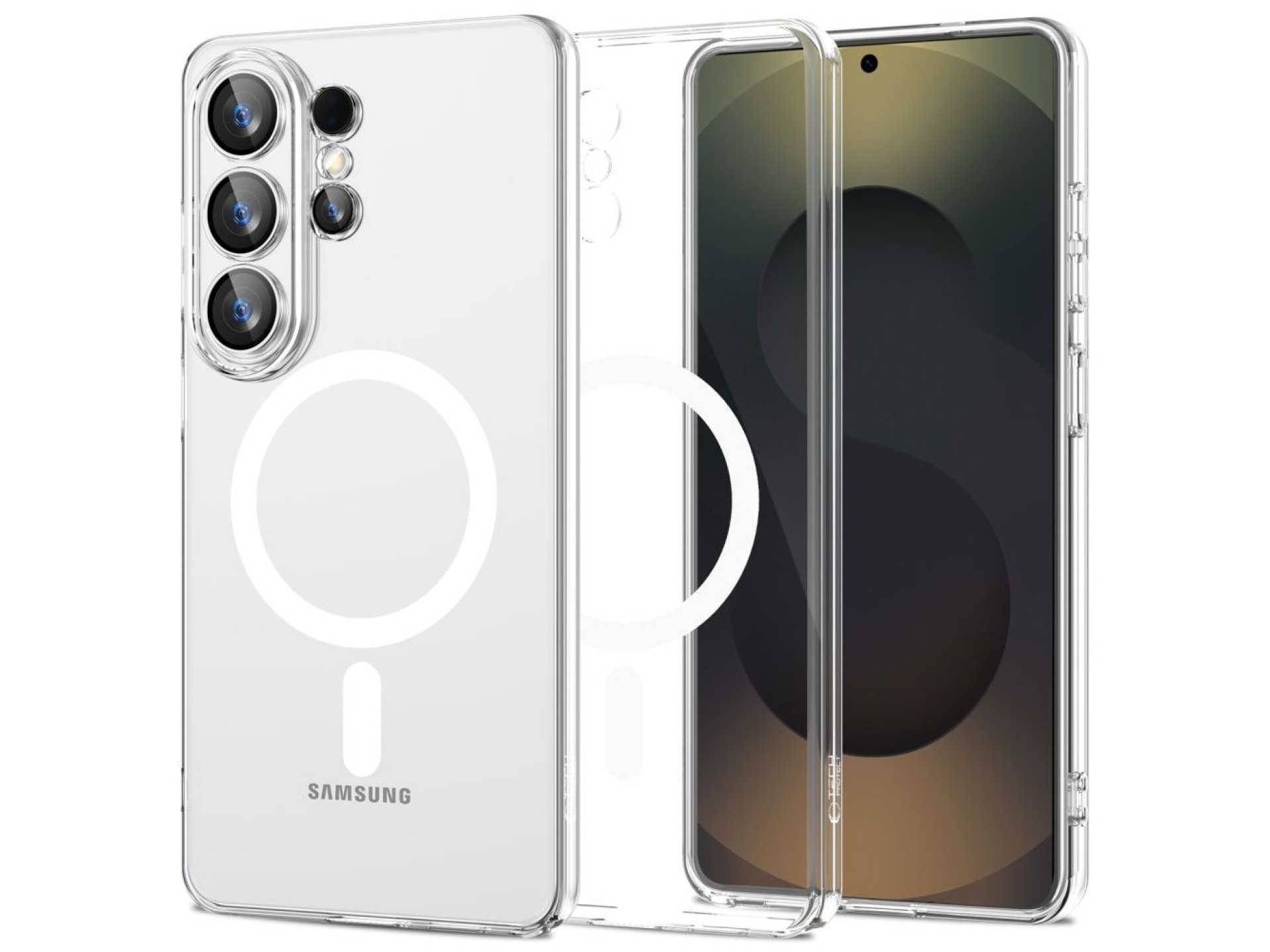 Tech-Protect FlexAir MagSafe Case for Samsung Galaxy S26 Ultra - Transparent