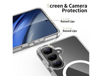 Tech-Protect FlexAir Hybrid MagSafe Case for Samsung Galaxy S26 - Transparent Tech-Protect FlexAir Hybrid MagSafe Case for Samsung Galaxy S26 - Transparent