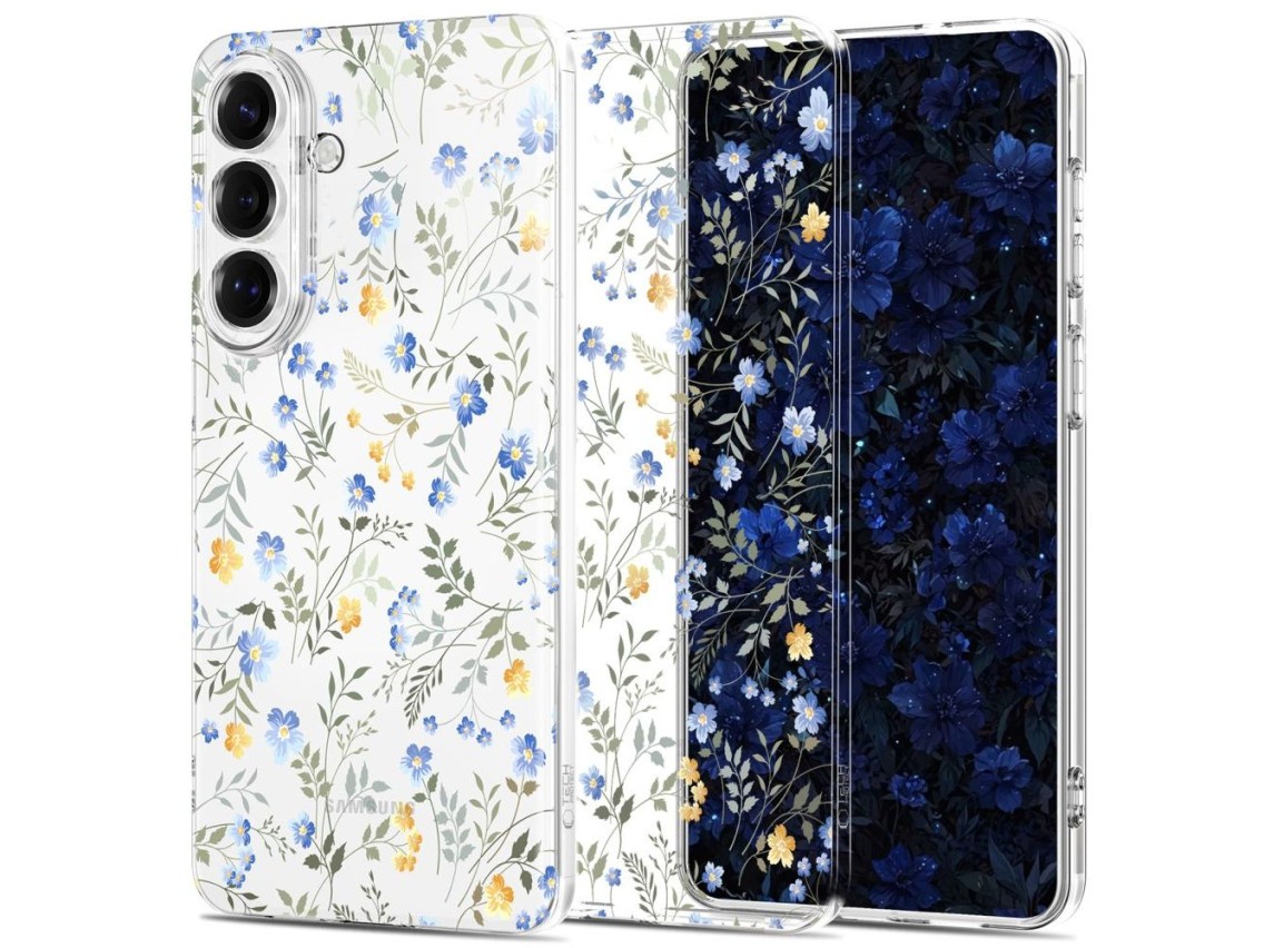 Funda Tech-Protect FlexAir para Samsung Galaxy S26 - Flores de colores