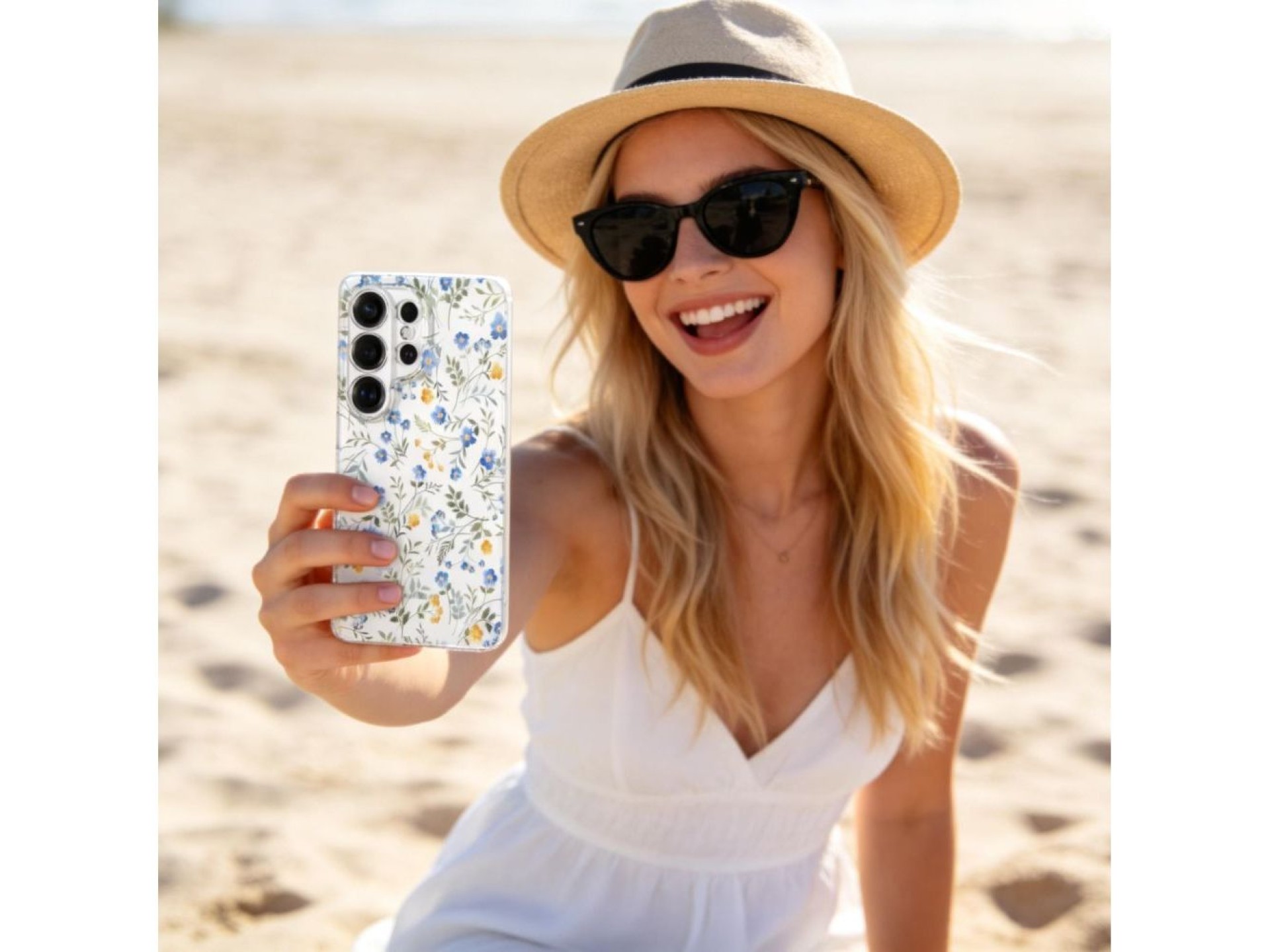 Capa Tech-Protect FlexAir para Samsung Galaxy S26 Ultra - Flores Coloridas