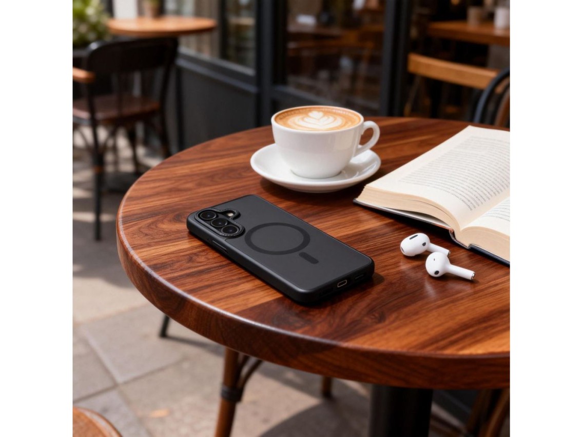 Tech-Protect MagCam MagSafe Case for Samsung Galaxy S26 - Matte Black
