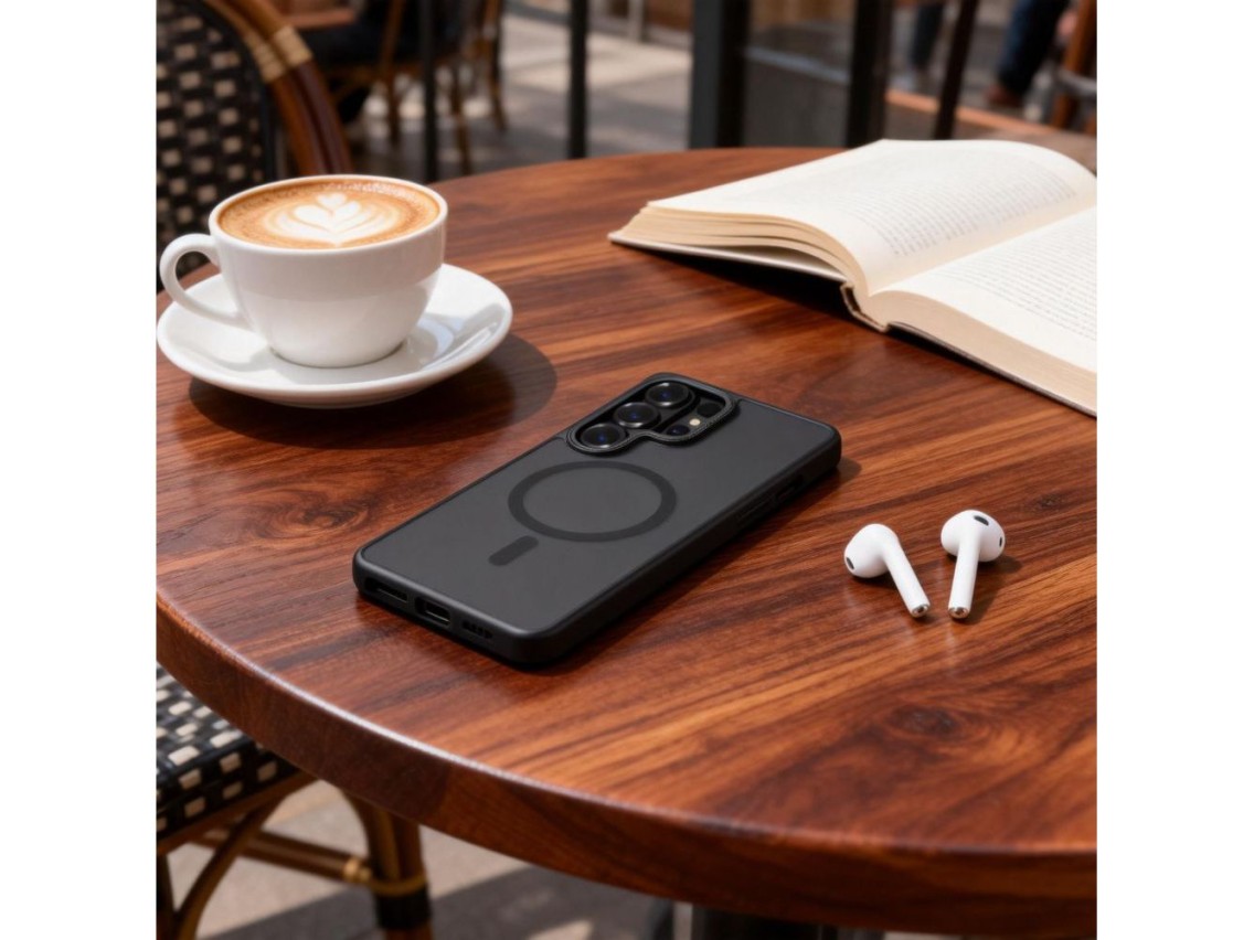 Tech-Protect MagCam MagSafe Case for Samsung Galaxy S26 Ultra - Matte Black