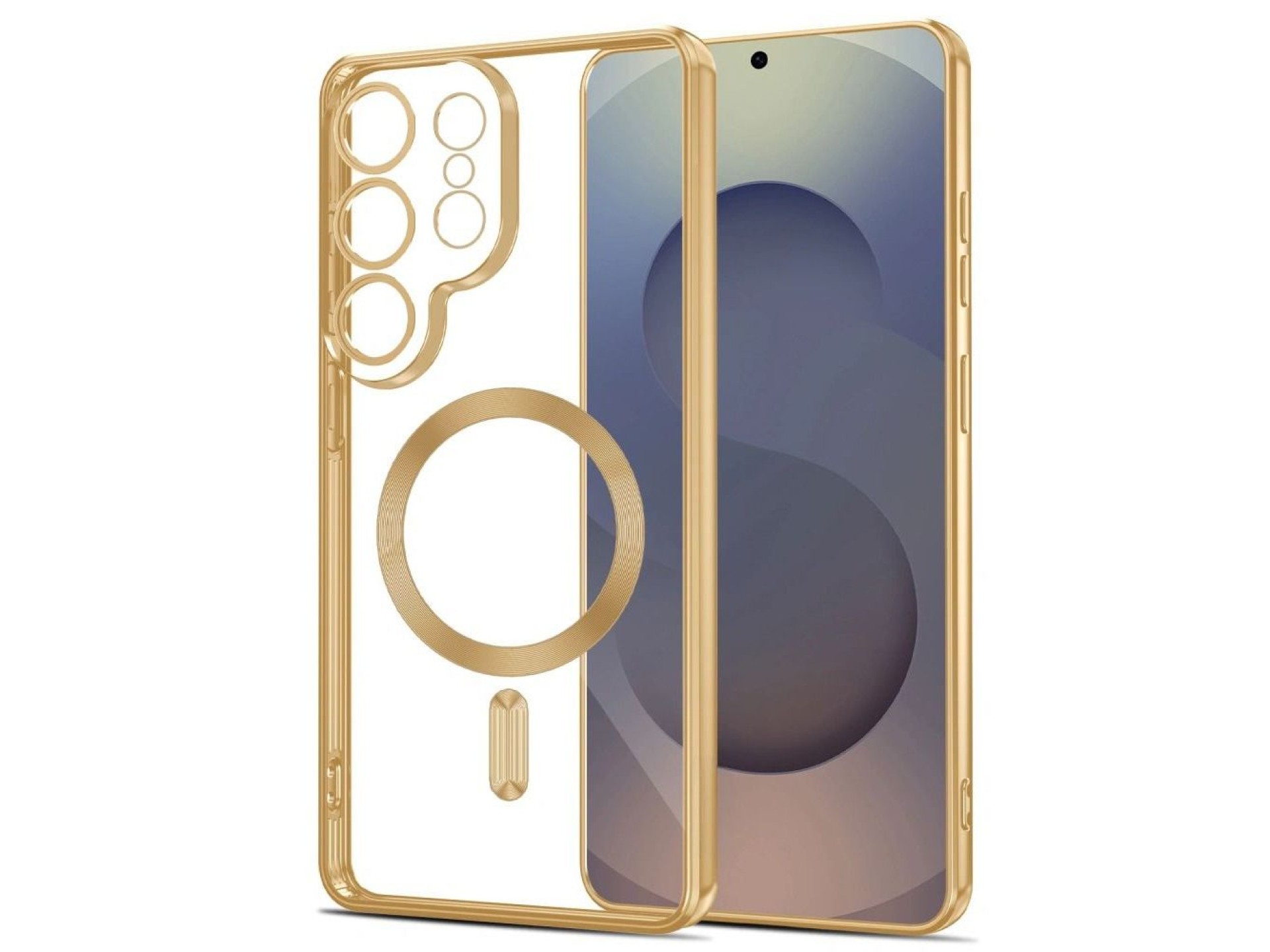 Funda Tech-Protect MagFlex para Samsung Galaxy S26 Ultra - Dorado transparente