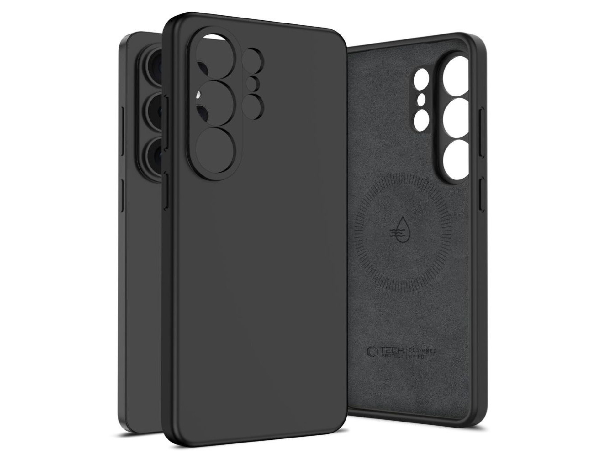 Funda de silicona MagSafe Tech-Protect para Samsung Galaxy S26 Ultra - Negra