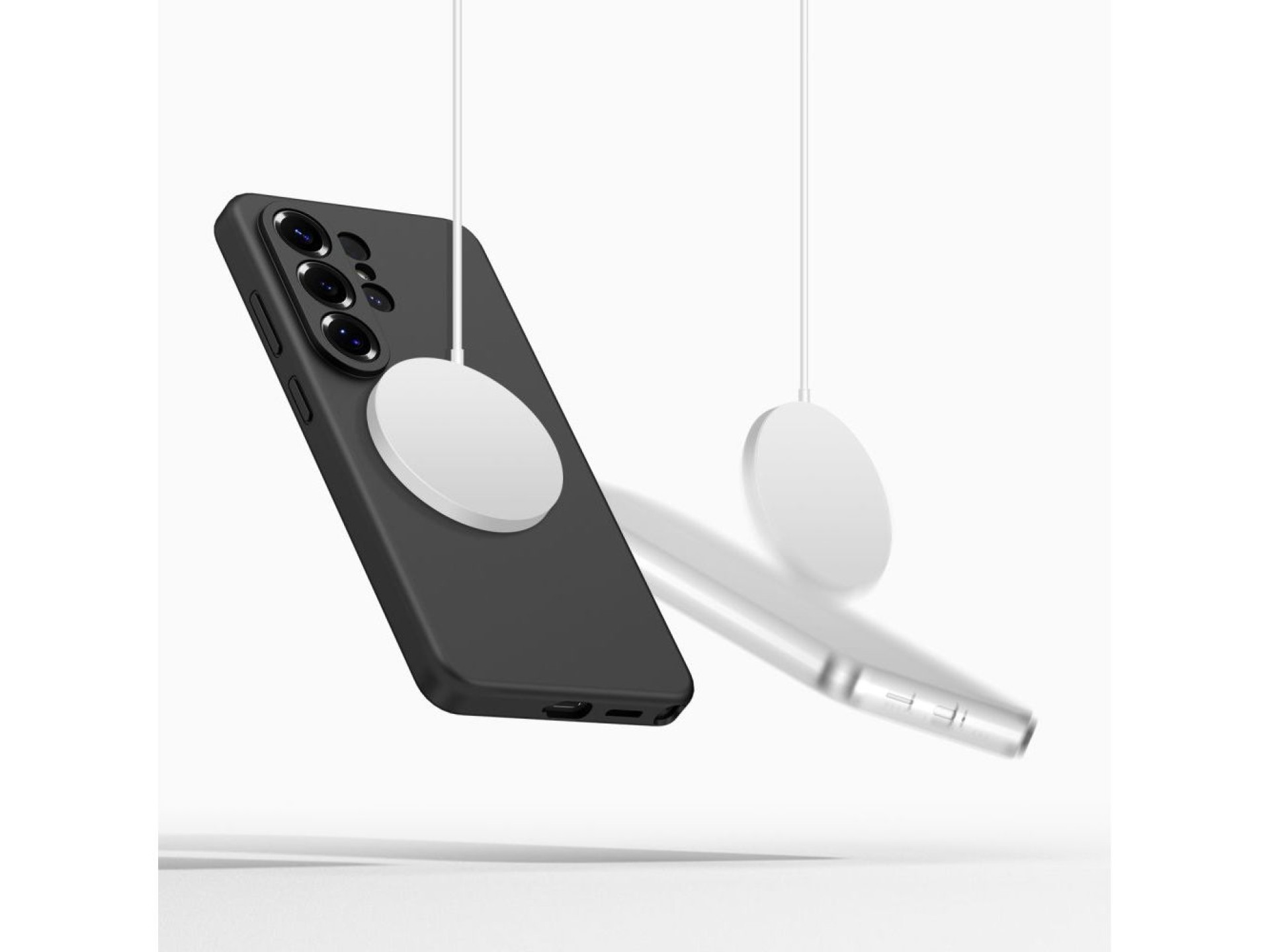 Funda de silicona MagSafe Tech-Protect para Samsung Galaxy S26 Ultra - Negra