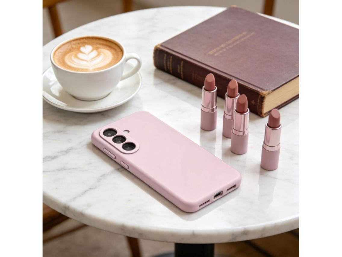 Tech-Protect Silicone MagSafe Case for Samsung Galaxy S26 - Pink