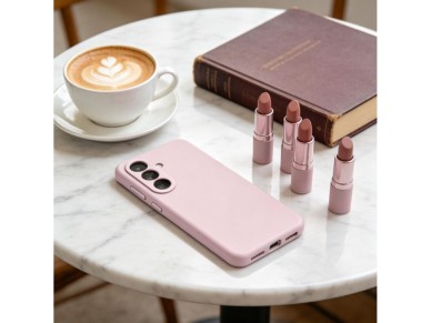 Funda de silicona Tech-Protect MagSafe para Samsung Galaxy S26 - Rosa