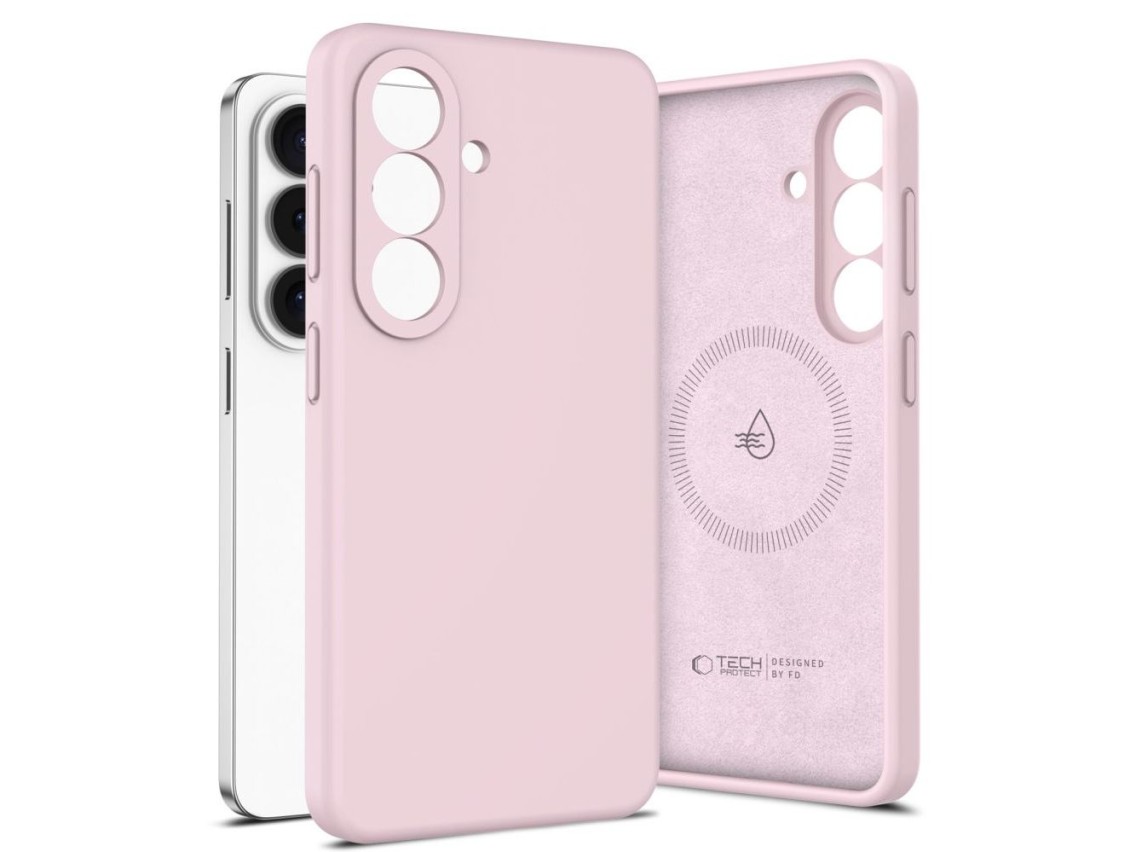 Tech-Protect Silicone MagSafe Case for Samsung Galaxy S26+ - Pink