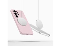 Funda de silicona MagSafe Tech-Protect para Samsung Galaxy S26 Ultra - Rosa