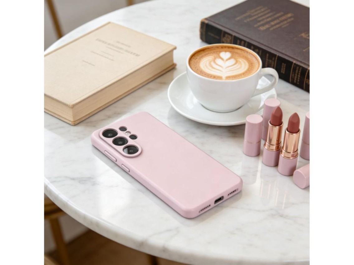 Funda de silicona MagSafe Tech-Protect para Samsung Galaxy S26 Ultra - Rosa