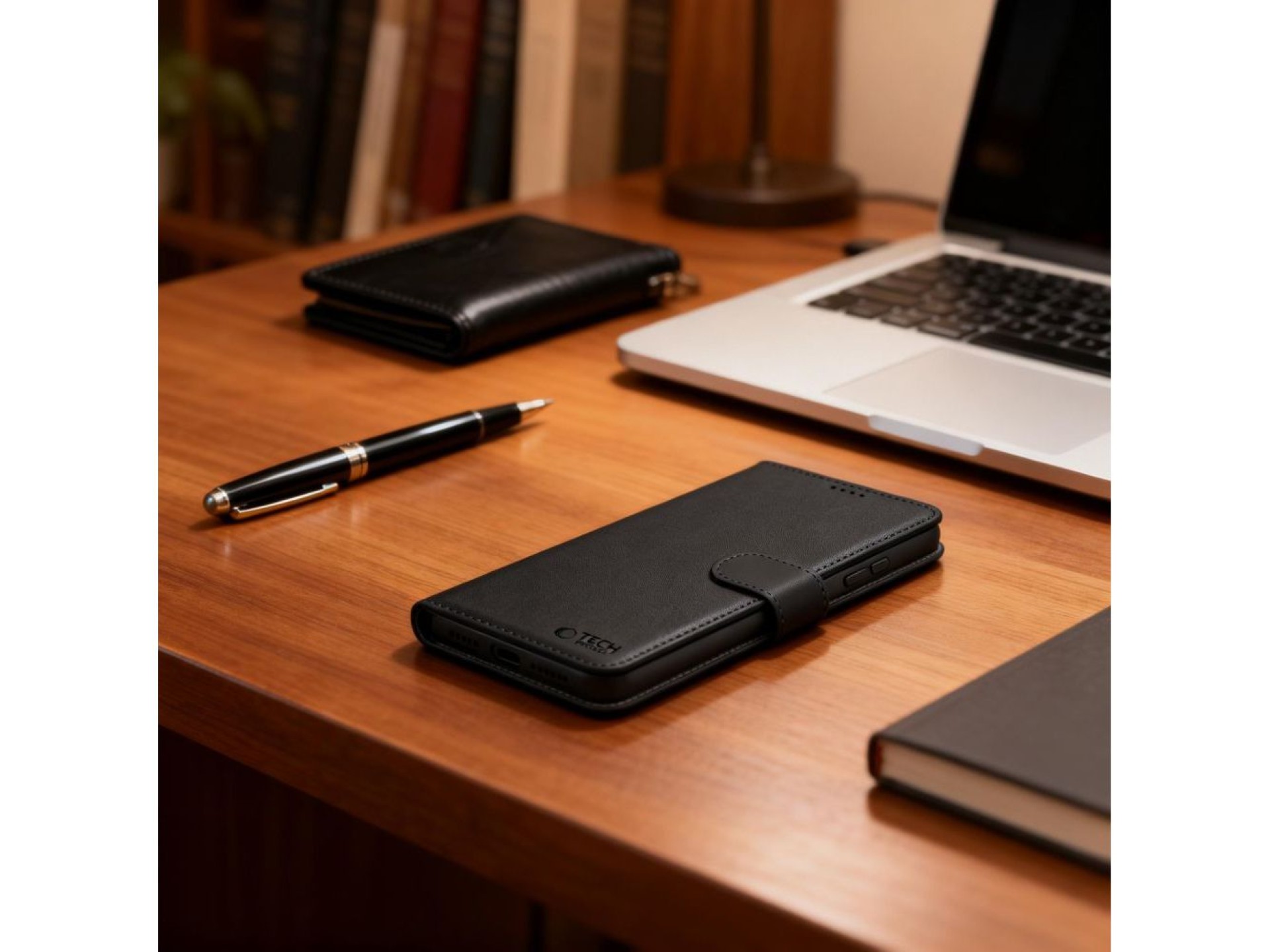 Funda tipo cartera Tech-Protect para Samsung Galaxy S26+ - Negra