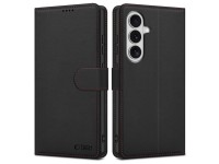Funda tipo cartera Tech-Protect para Samsung Galaxy S26 - Negra y roja Funda tipo cartera Tech-Protect para Samsung Galaxy S26 - Negra y roja