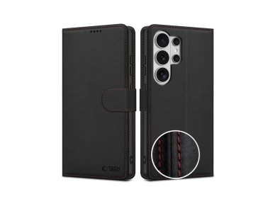 Tech-Protect Wallet Case for Samsung Galaxy S26 Ultra - Black and Red Tech-Protect Wallet Case for Samsung Galaxy S26 Ultra - Black and Red