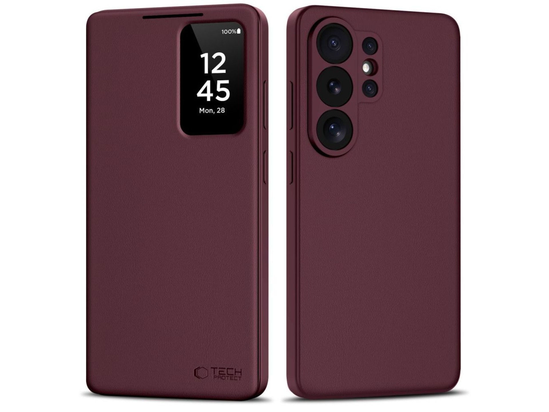 Capa carteira inteligente Tech-Protect para Samsung Galaxy S26 Ultra - Bordô
