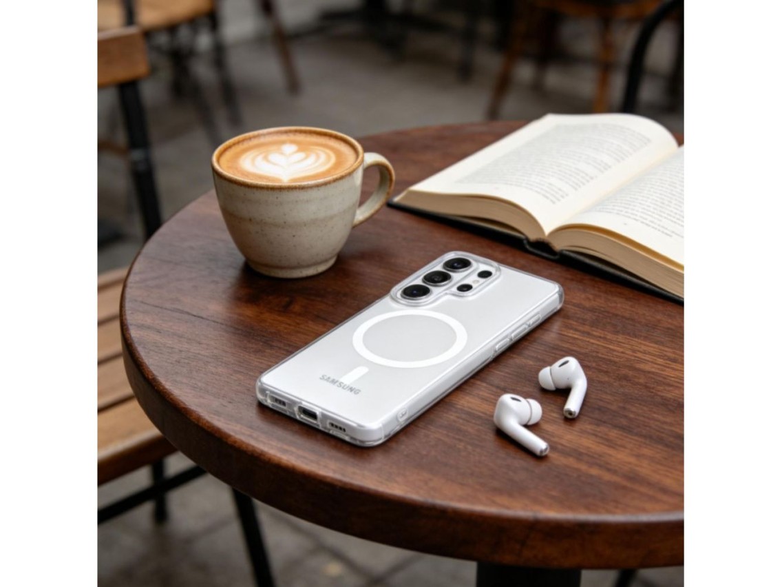 Tech-Protect MagSlim MagSafe Case for Samsung Galaxy S26 Ultra - Clear Matte