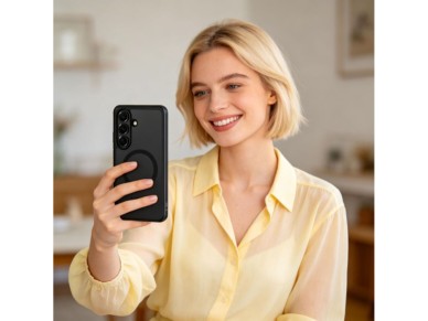 Tech-Protect MagPeak MagSafe case for Samsung Galaxy S26 - black Tech-Protect MagPeak MagSafe case for Samsung Galaxy S26 - black