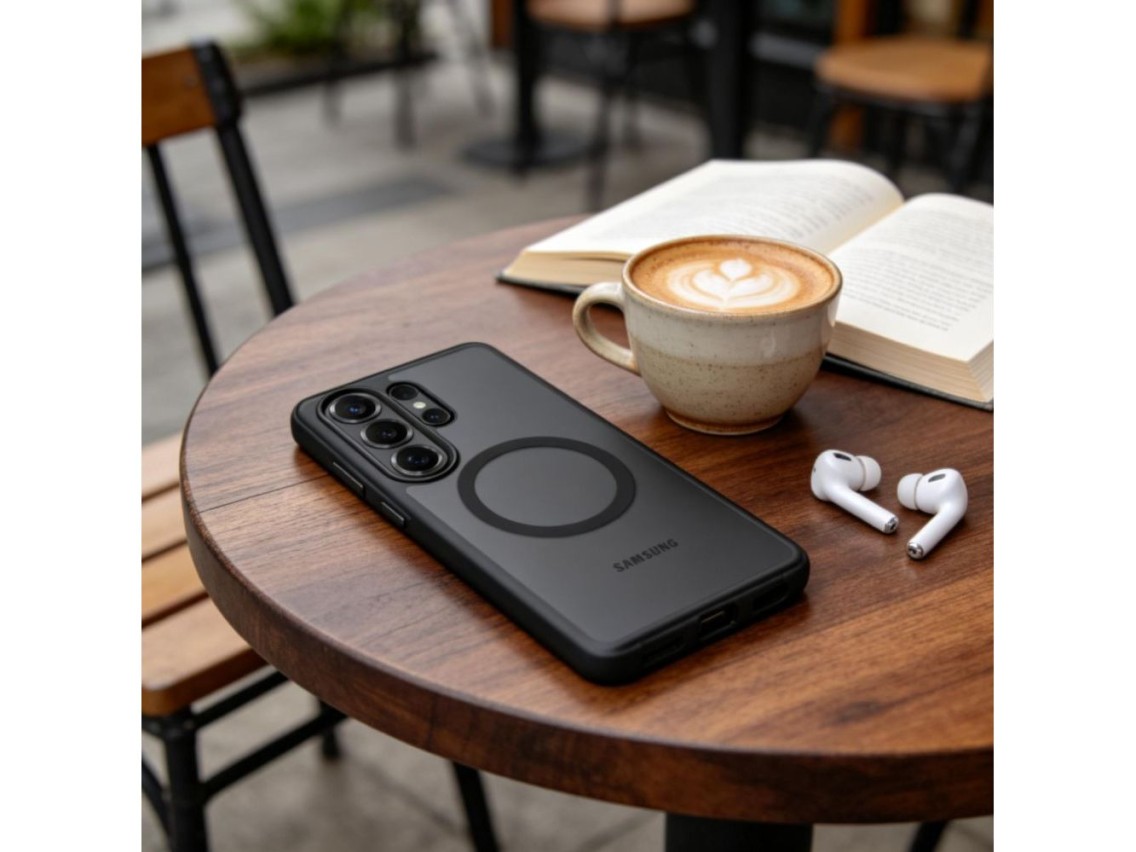 Capa Tech-Protect MagPeak MagSafe para Samsung Galaxy S26 Ultra - Preta