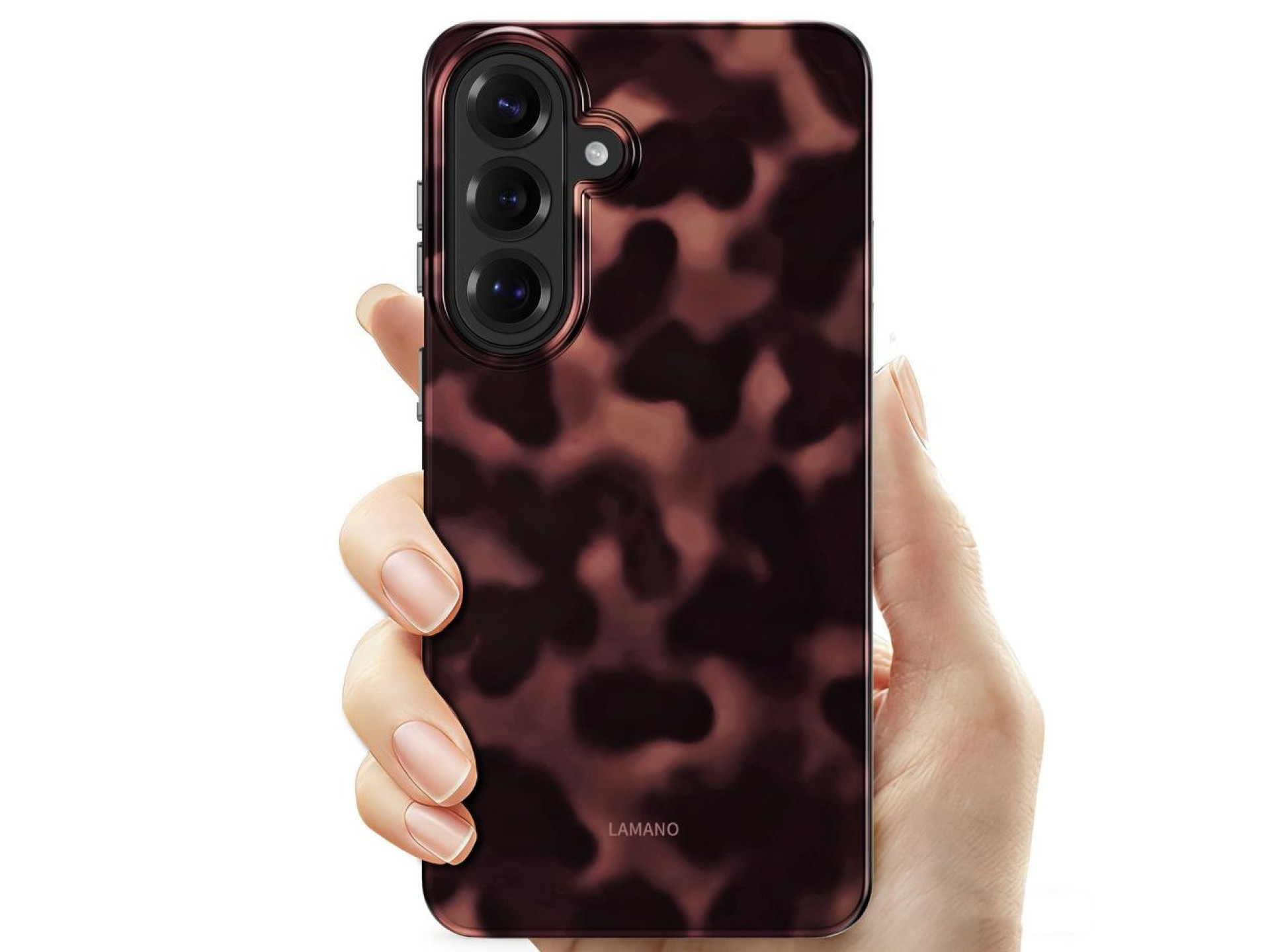 Funda MagSafe Tech-Protect Lamano para Samsung Galaxy S26 - Marrón y negra