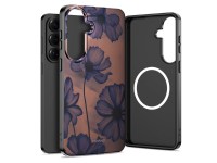 Tech-Protect Lamano MagSafe Case for Samsung Galaxy S26 - brown-purple