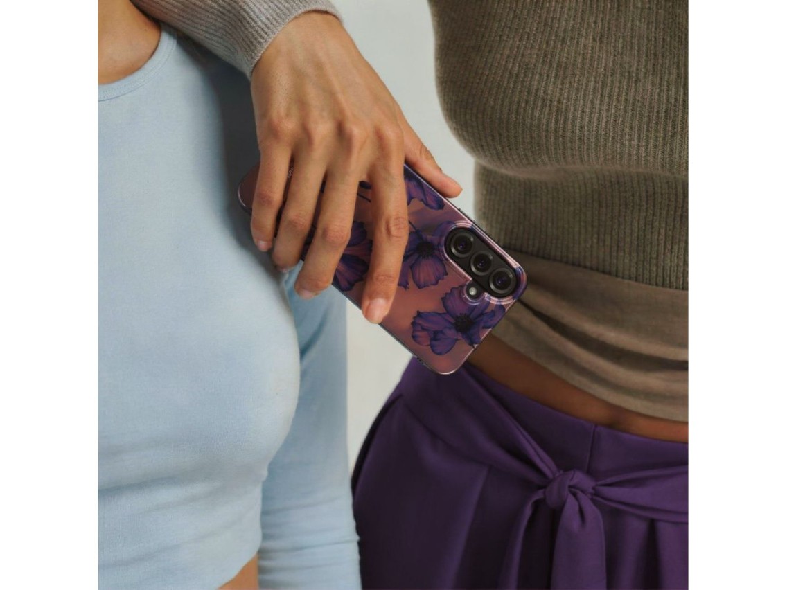 Funda MagSafe Tech-Protect Lamano para Samsung Galaxy S26 - marr�n-morado