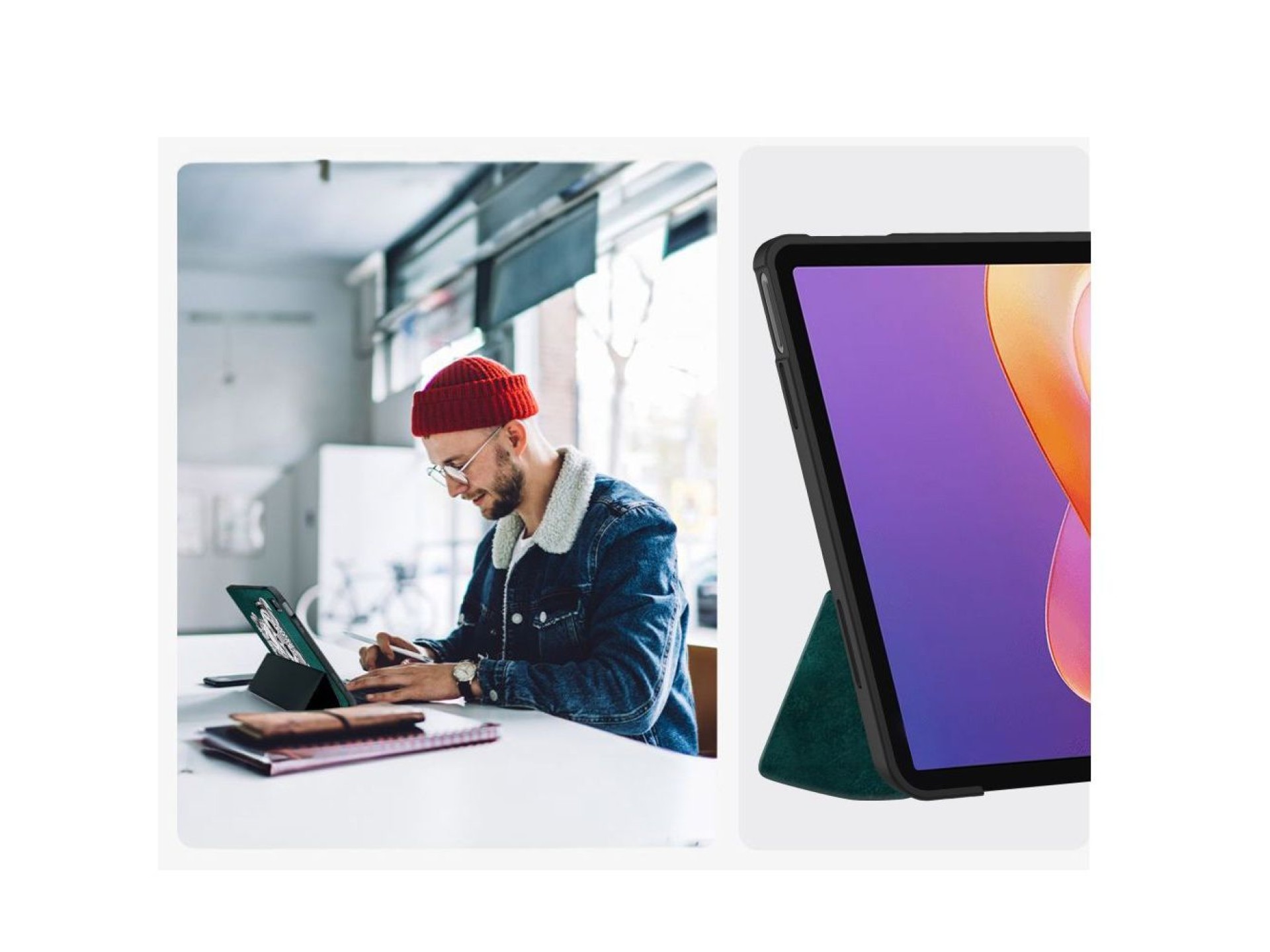 Funda inteligente Tech-Protect para Xiaomi Redmi Pad 2 11.0 - verde