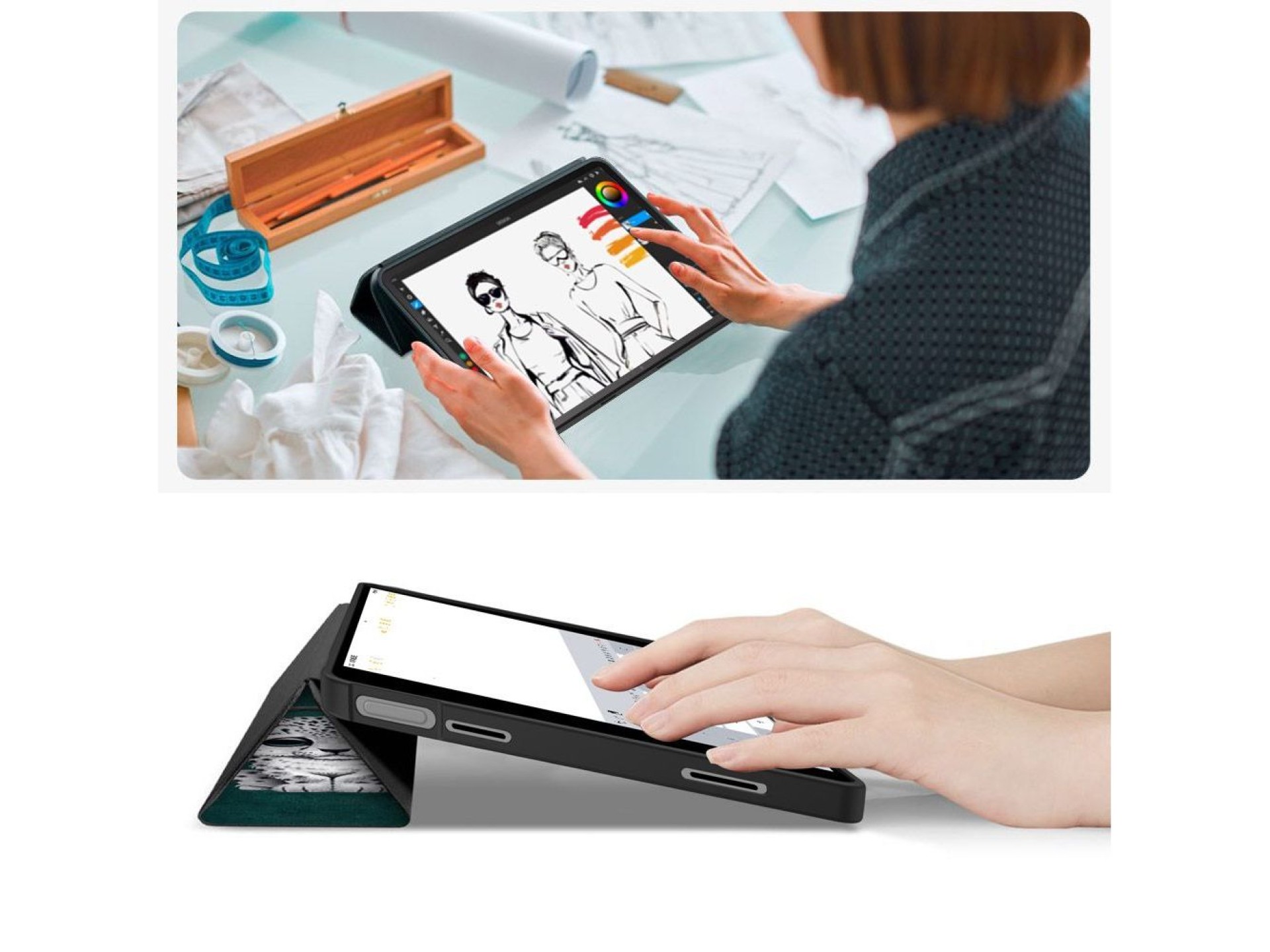 Funda inteligente Tech-Protect para Xiaomi Redmi Pad 2 11.0 - verde