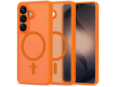 Tech-Protect Magmat MagSafe Case for Samsung Galaxy S26 - Orange Matte Tech-Protect Magmat MagSafe Case for Samsung Galaxy S26 - Orange Matte
