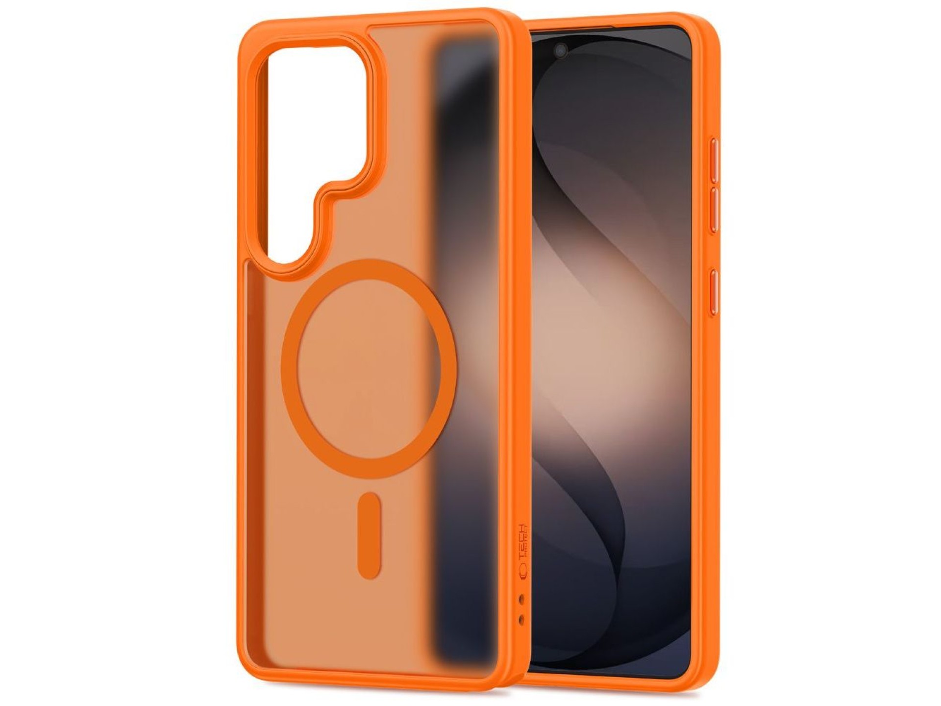 Capa Tech-Protect Magmat MagSafe para Samsung Galaxy S26 Ultra - Laranja Fosco