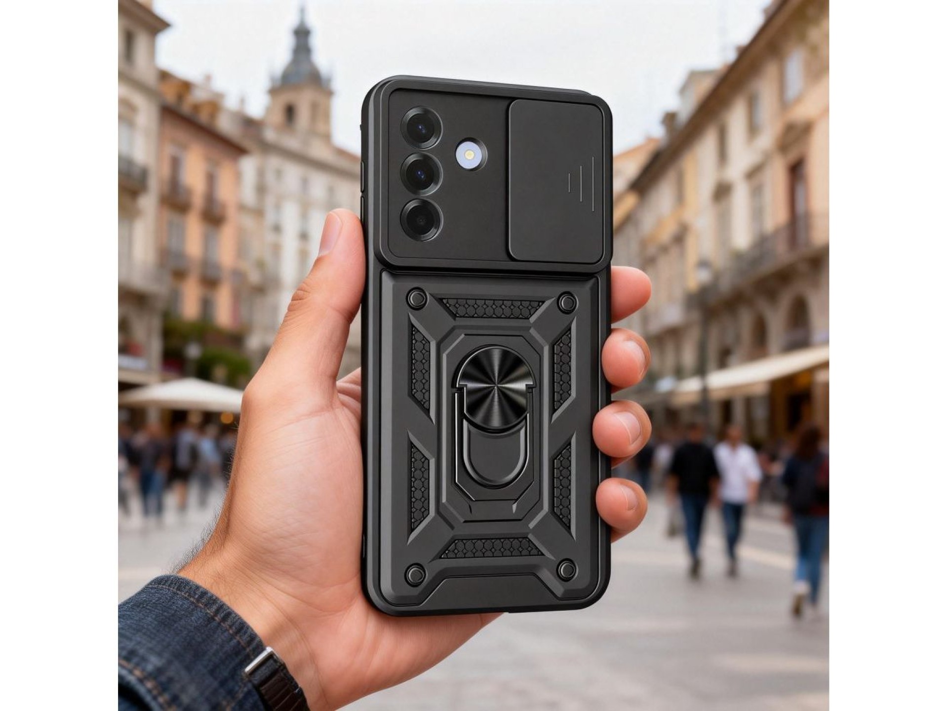 Tech-Protect CamShield Pro Case for Samsung Galaxy A57 5G - Black