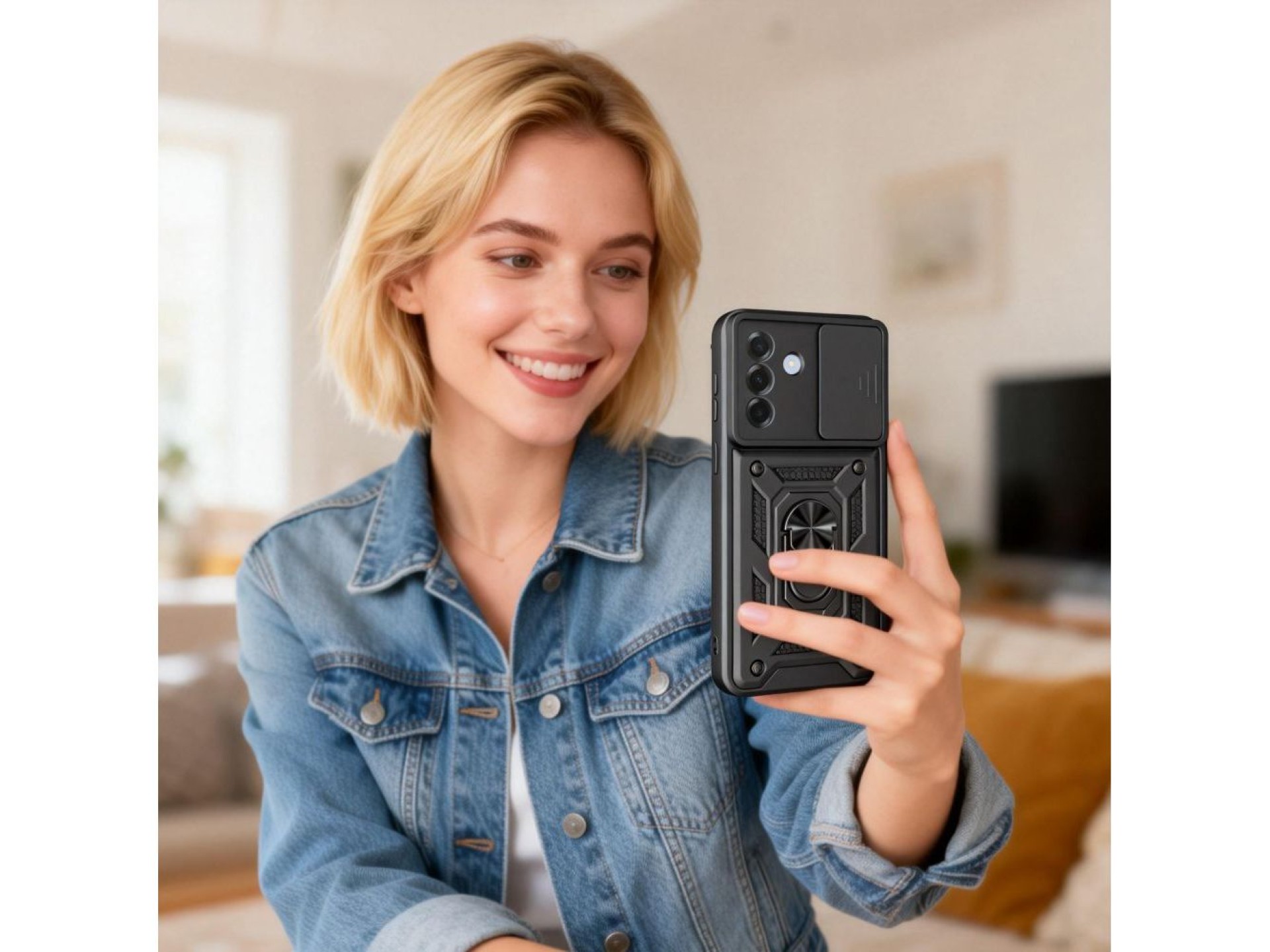 Tech-Protect CamShield Pro Case for Samsung Galaxy A57 5G - Black
