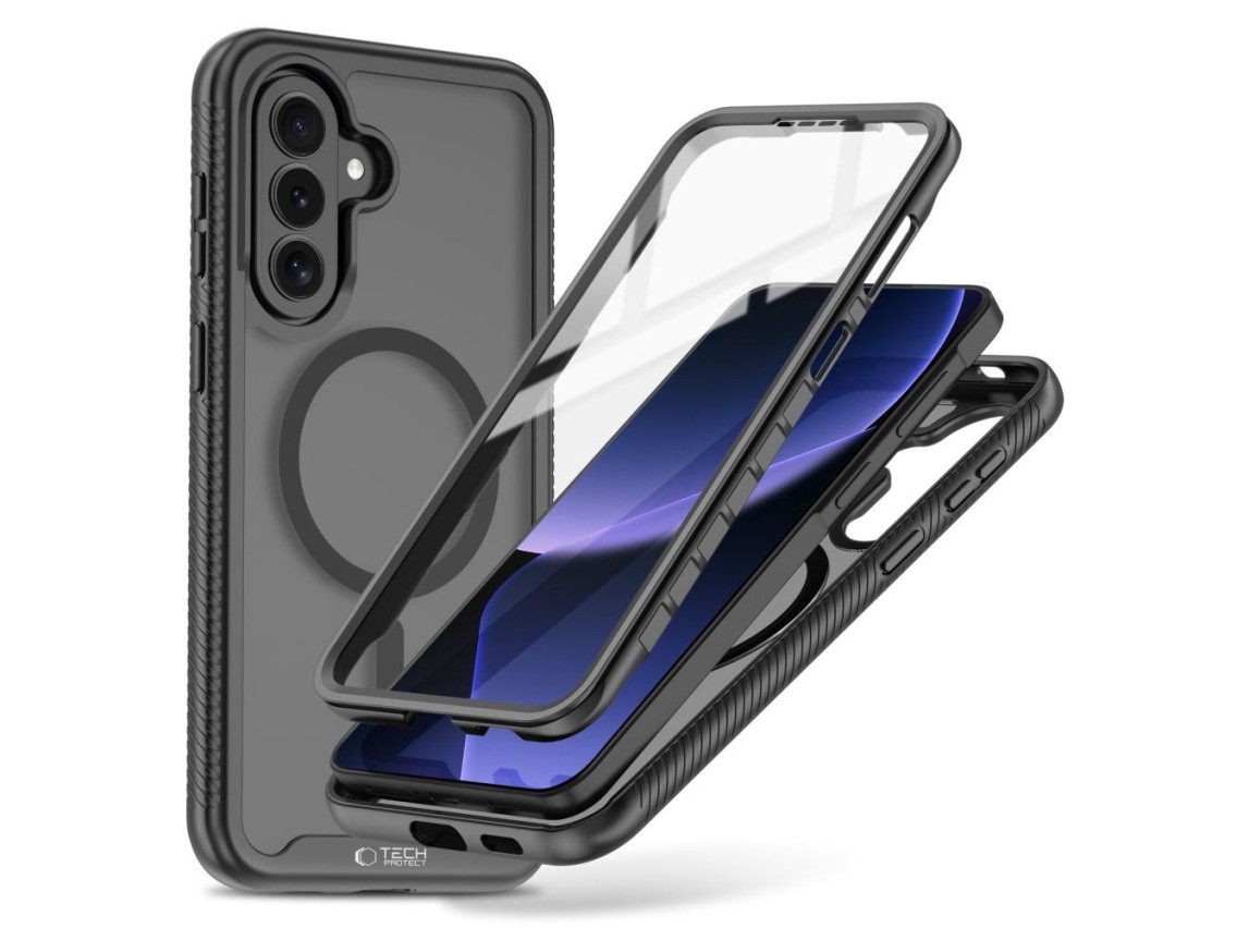 Capa Tech-Protect Defense MagSafe para Samsung Galaxy A57 5G - Preta