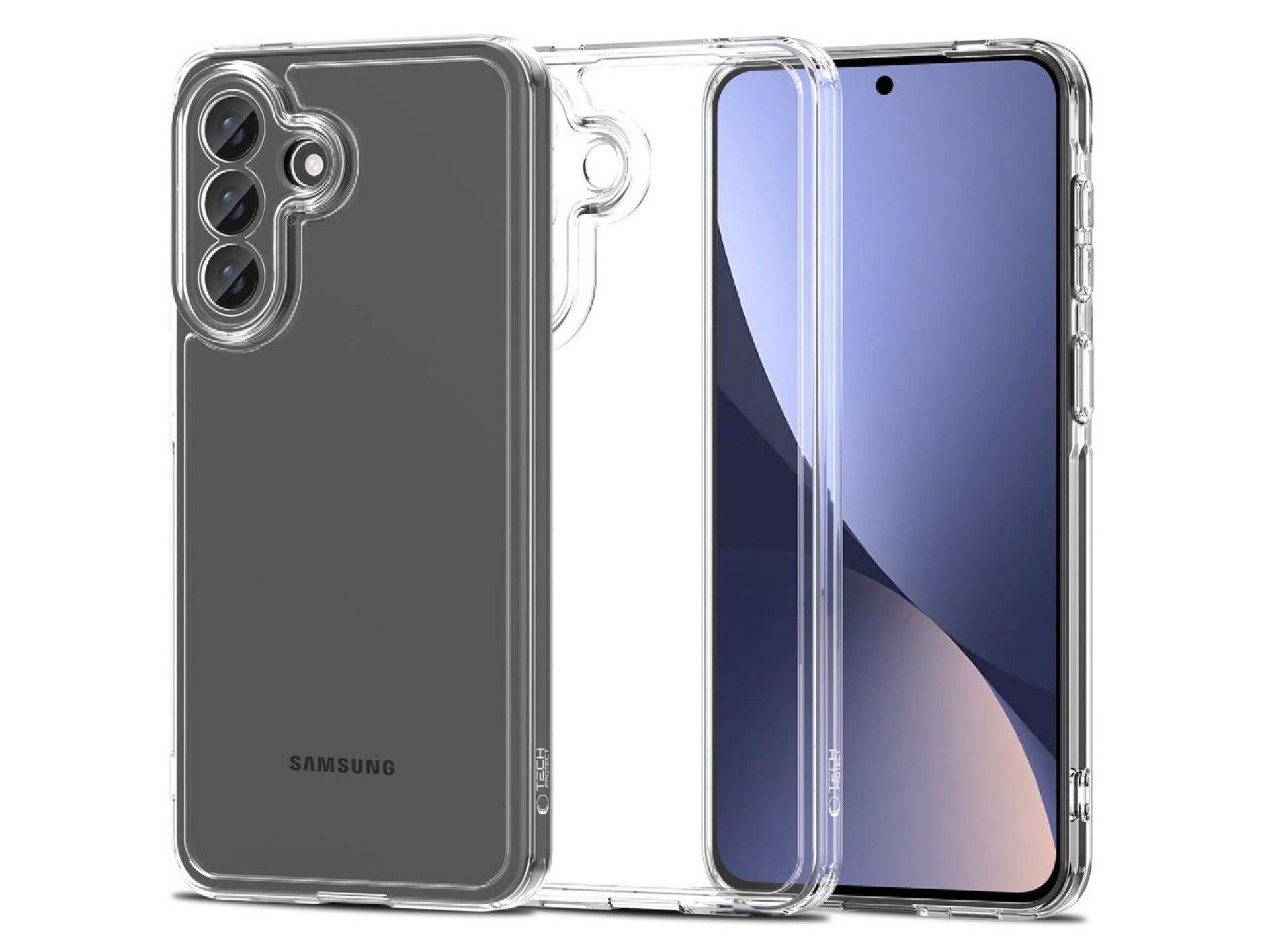 Tech-Protect FlexAir Hybrid Case for Samsung Galaxy A57 5G - Transparent